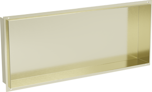 Mexen X-Wall-NR étagère encastrée sans rebord 75 x 30 cm, or brossé - 1951753010