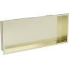 Mexen X-Wall-R nisnisplank met flens 75 x 30 cm, geborsteld goud - 1950753010