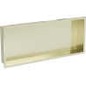 Mexen X-Wall-R süvistatav ääristusega riiul 75 x 30 cm, kuldne harjatud - 1950753010