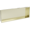 Mexen X-Wall-R nischhylla med kant 90 x 30 cm, borstad guld - 1950903010