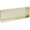 Mexen X-Wall-R półka wnękowa z kołnierzem 90 x 30 cm, złota szczotkowana - 1950903010