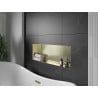Mexen X-Wall-NR Nischenregal ohne Flansch 90 x 30 cm, gebürstetes Gold - 1951903010