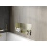 Mexen X-Wall-NR Nischenregal ohne Flansch 75 x 30 cm, gebürstetes Gold - 1951753010