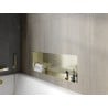Mexen X-Wall-NR Nischenregal ohne Flansch 90 x 30 cm, gebürstetes Gold - 1951903010