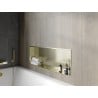 Mexen X-Wall-R mensola da incasso con flangia 90 x 30 cm, oro spazzolato - 1950903010