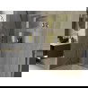 Mexen X-Wall-R nisplank met flens 75 x 30 cm, goud geborsteld - 1950753010