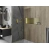Mexen X-Wall-NR Nischenregal ohne Flansch 90 x 30 cm, gebürstetes Gold - 1951903010