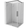 Mexen Rox Duo kabina prysznicowa rozsuwana 120 x 85 cm, transparent, gun metal - 8C2D-120-085-95-00