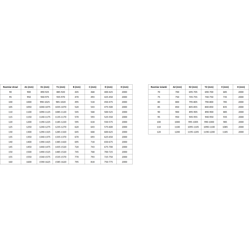Mexen Rox kabina prysznicowa rozsuwana 110 x 85 cm, transparent, różowe złoto - 8C2-110-085-60-00