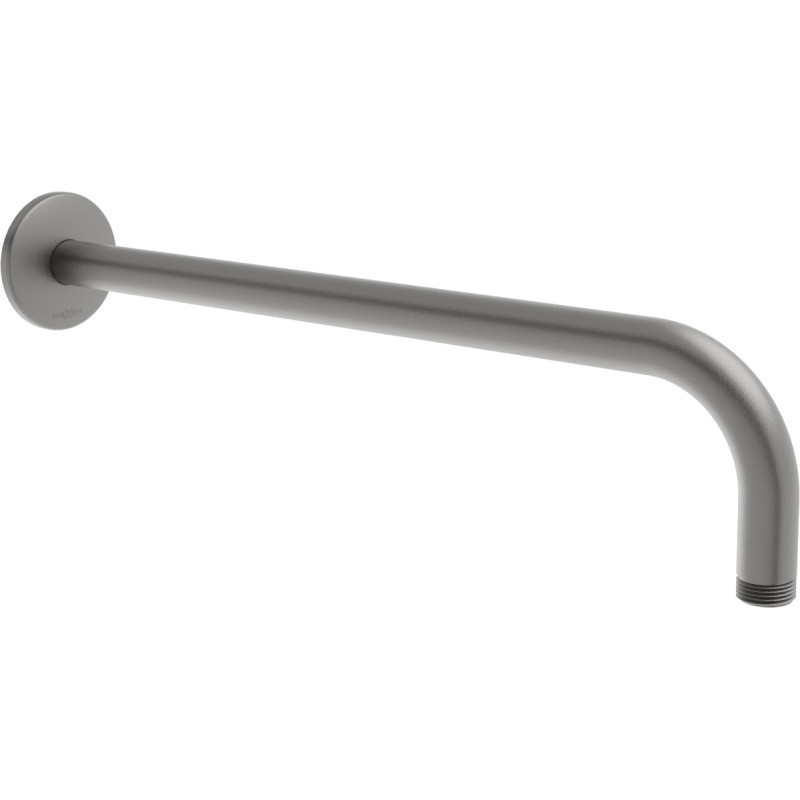 Mexen braço de chuveiro de parede 40 cm, cinza arma escovado - 79211-66