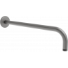 Mexen braço de chuveiro de parede 40 cm, cinza arma escovado - 79211-66