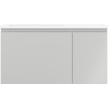 Mexen Orio Badezimmerschrank 90 cm mit Waschbecken Otis links, 1S, 1D, grau matt/weiß matt - 91A13-09047-3-BBFF62-W18L01