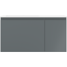 Mexen Orio mobile da bagno 90 cm con lavabo Otis sinistro, 1S, 1D, grafite opaco/bianco opaco - 91A13-09047-3-BBFF66-W18L01