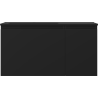 Mexen Orio Badkamerkast 90 cm met wastafel Otis links, 1L, 1D, zwart mat - 91A13-09047-3-BBFF71-W18L71
