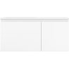 Mexen Orio badkamerkast 100 cm met wastafel Otis links, 1S, 1D, wit mat - 91A13-10047-3-BBFF01-W18L01