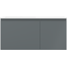 Mexen Orio Badezimmerschrank 100 cm mit Waschbecken Otis links, 1S, 1T, Graphit matt/weiß matt - 91A13-10047-3-BBFF66-W18L01