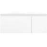 Mexen Orio Badezimmerschrank 120 cm mit linker Otis-Waschtisch, 1S, 1D, weiß matt - 91A13-12047-3-BBFF01-W18L01