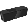 Mexen Orio mobile bagno 160 cm con lavabo Otis sinistro, 1S, 1D, nero lucido/nero opaco - 91A13-16047-3-BBFF70-W18L71