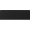 Mexen Orio badkamerkast 160 cm met wastafel Otis links, 1S, 1D, zwart mat - 91A13-16047-3-BBFF71-W18L71