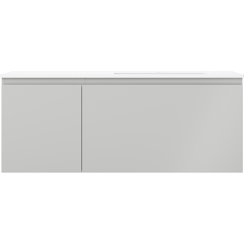 Mexen Orio mobile bagno 120 cm con lavabo Otis destro, 1S, 1D, grigio opaco/bianco opaco - 91A13-12047-3-BBFF62-W18P01