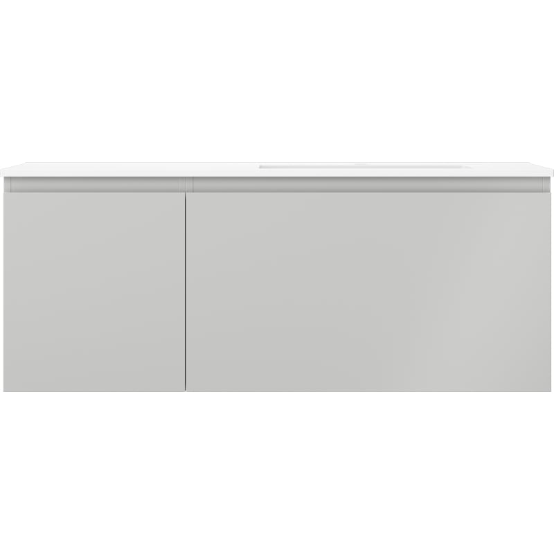 Mexen Orio szafka łazienkowa 120 cm z umywalką Otis prawą, 1S, 1D, szara mat/biała mat - 91A13-12047-3-BBFF62-W18P01