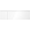 Mexen Orio Badezimmerschrank 160 cm mit rechtem Otis-Waschtisch, 1S, 1D, weiß glänzend - 91A13-16047-3-BBFF00-W18P00