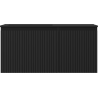 Mexen Rivel Badezimmermöbel 100 cm mit Waschbecken Otis links, 1S, 1D, geriffelt, schwarz matt - 91A23-10047-3-BBFF71-W18L71