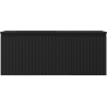 Mexen Rivel badkamerkast 120 cm met wastafel Otis links, 1S, 1D, geribbeld, zwart mat - 91A23-12047-3-BBFF71-W18L71