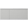 Mexen Rivel badkamerkast 120 cm met wastafel Otis rechts, 1S, 1D, geribbeld, grijs mat/wit mat - 91A23-12047-3-BBFF62-W18P01
