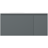 Mexen Orio badkamerkast 90 cm met wastafel Vela links, 1S, 1D, mat grafiet/wit mat - 91A13-09047-3-BBFF66-W23L01