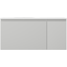 Mexen Orio meuble de salle de bain 100 cm avec lavabo Vela gauche, 1T, 1P, gris mat/blanc mat - 91A13-10047-3-BBFF62-W23L01