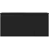 Mexen Orio meuble de salle de bain 100 cm avec lavabo Vela gauche, 1S, 1D, noir mat - 91A13-10047-3-BBFF71-W23L71