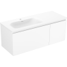 Mexen Orio badkamerkast 120 cm met wastafel Vela links, 1S, 1D, wit mat - 91A13-12047-3-BBFF01-W23L01