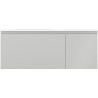 Mexen Orio Armoire de salle de bain 120 cm avec lavabo Vela gauche, 1T, 1P, gris mat/blanc mat - 91A13-12047-3-BBFF62-W23L01