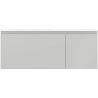 Mexen Orio szafka łazienkowa 120 cm z umywalką Vela lewą, 1S, 1D, szara mat/biała mat - 91A13-12047-3-BBFF62-W23L01