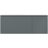 Mexen Orio szafka łazienkowa 120 cm z umywalką Vela lewą, 1S, 1D, grafit mat/biała mat - 91A13-12047-3-BBFF66-W23L01