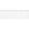 Mexen Orio armário de casa de banho 160 cm com lavatório Vela esquerdo, 1G, 1P, branco mate - 91A13-16047-3-BBFF01-W23L01
