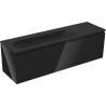 Mexen Orio mobile da bagno 160 cm con lavabo Vela sinistro, 1S, 1D, nero lucido/nero opaco - 91A13-16047-3-BBFF70-W23L71