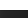 Mexen Orio Badezimmerschrank 160 cm mit Waschbecken Vela links, 1S, 1D, schwarz matt - 91A13-16047-3-BBFF71-W23L71