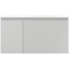 Mexen Orio Badezimmerunterschrank 90 cm mit Waschbecken Vela rechts, 1S, 1D, grau matt/weiß matt - 91A13-09047-3-BBFF62-W23P01