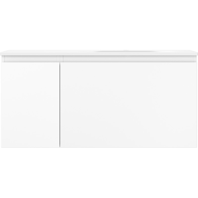 Mexen Orio armoire de salle de bain 100 cm avec lavabo Vela droit, 1T, 1P, blanc mat - 91A13-10047-3-BBFF01-W23P01