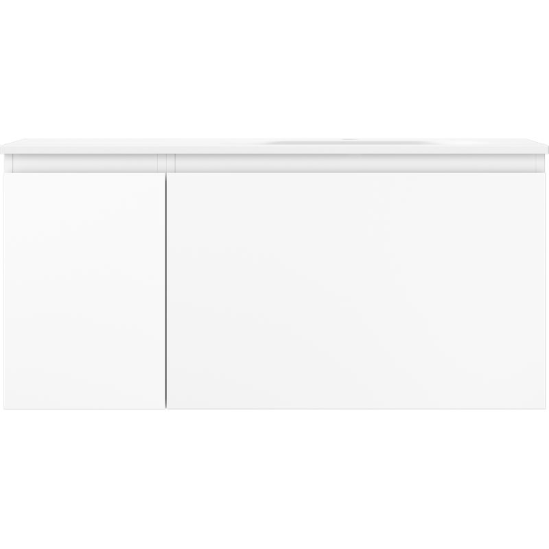 Mexen Orio meuble de salle de bain 100 cm avec lavabo Vela droite, 1S, 1D, blanc mat - 91A13-10047-3-BBFF01-W23P01