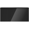 Mexen Orio mobile bagno 100 cm con lavabo Vela destro, 1S, 1D, nero lucido/nero opaco - 91A13-10047-3-BBFF70-W23P71