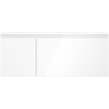 Mexen Orio Badezimmerunterschrank 120 cm mit Waschbecken Vela rechts, 1S, 1D, weiß glänzend - 91A13-12047-3-BBFF00-W23P00
