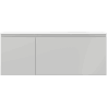 Mexen Orio szafka łazienkowa 120 cm z umywalką Vela prawą, 1S, 1D, szara mat/biała mat - 91A13-12047-3-BBFF62-W23P01