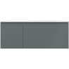 Mexen Orio meuble de salle de bain 120 cm avec lavabo Vela à droite, 1T, 1P, graphite mat/blanc mat