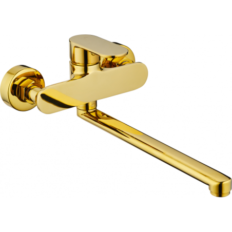 Mexen Milo bathtub faucet long spout, gold - 71335-50