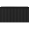 Mexen Rivel Badschrank 90 cm mit Waschbecken Vela links, 1S, 1D, geriffelt, schwarz matt - 91A23-09047-3-BBFF71-W23L71