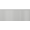 Mexen Rivel badkamerkast 120 cm met wastafel Vela links, 1S, 1D, geribbeld, grijs mat/wit mat - 91A23-12047-3-BBFF62-W23L01