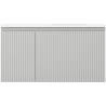 Mexen Rivel 90 cm vannitoakapp valamu Vela paremal, 1S, 1D, sooniline, hall matt/valge matt - 91A23-09047-3-BBFF62-W23P01